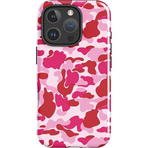 Pink Street Camo iPhone 16 Pro Max Impact Case