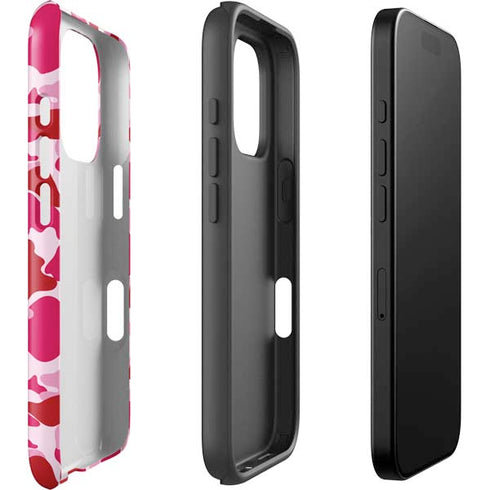 Pink Street Camo iPhone 16 Pro Max Impact Case