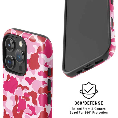 Pink Street Camo iPhone 16 Pro Max Magsafe Impact Case
