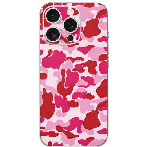 Pink Street Camo iPhone 16 Pro Skin