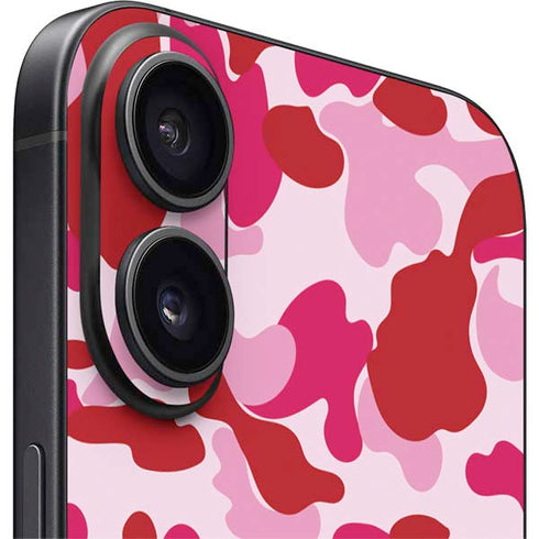 Pink Street Camo iPhone 16 Skin