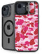 Pink Street Camo iPhone 16e Kickstand Case
