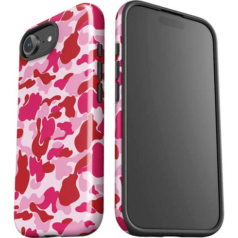 Pink Street Camo iPhone 16e Impact Case