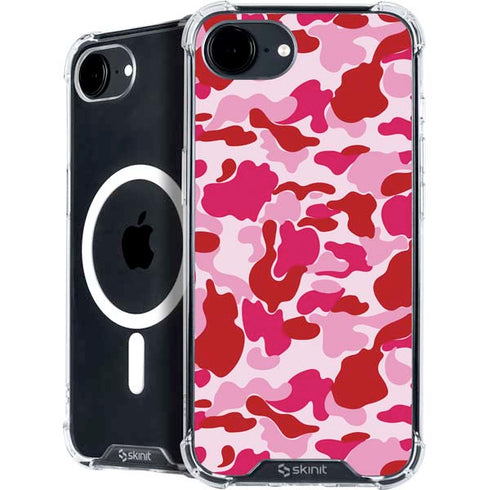 Pink Street Camo iPhone 16e MagSafe Case