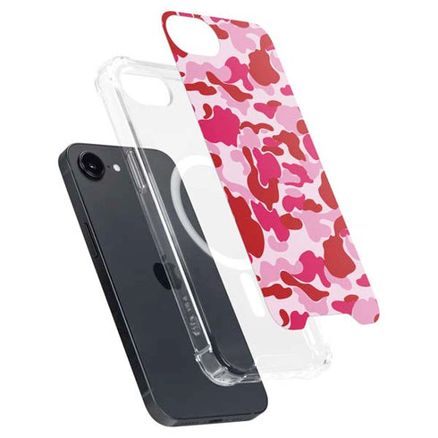 Pink Street Camo iPhone 16e MagSafe Case