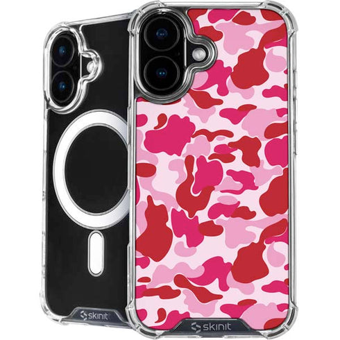 Pink Street Camo iPhone 17 MagSafe Case