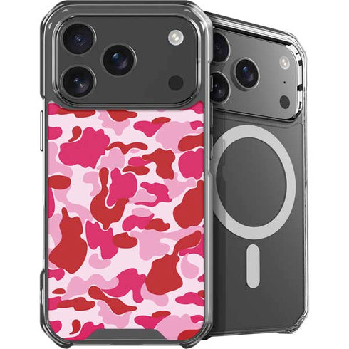 Pink Street Camo iPhone 18 Pro MagSafe Case
