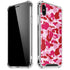 Pink Street Camo iPhone X/XS Clear Case