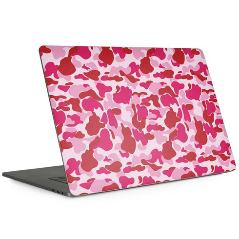 Pink Street Camo MacBook Skins