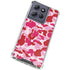 Pink Street Camo Moto G 5G (2025) Clear Case