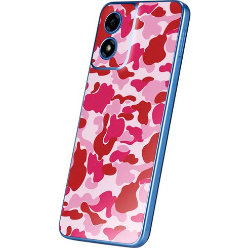 Pink Street Camo Moto G Play 4G (2024) Skin