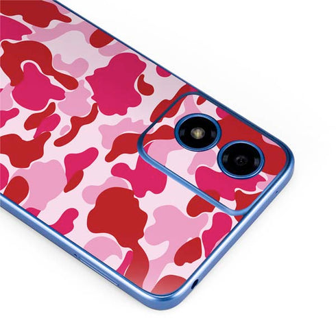 Pink Street Camo Moto G Play 4G (2024) Skin