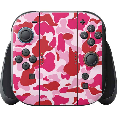 Pink Street Camo Nintendo Switch 2 (2025) with Joy-Con Skin