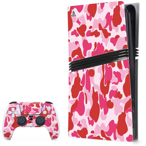 Pink Street Camo PS5 Pro Bundle Skin