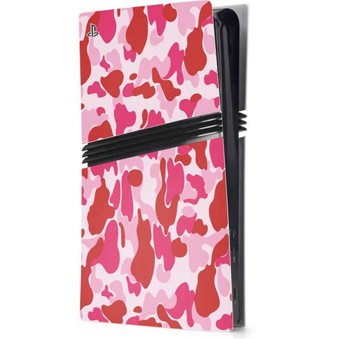 Pink Street Camo PS5 Pro Console Skin
