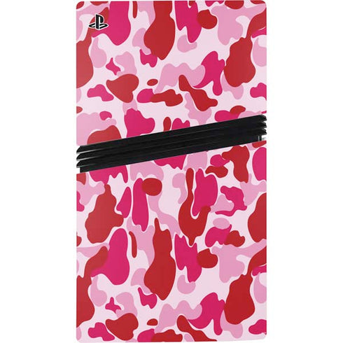 Pink Street Camo PS5 Pro Console Skin