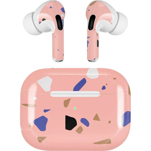 Pink Terrazzo AirPods Skins