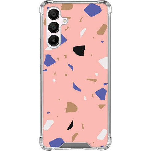 Pink Terrazzo Galaxy A16 5G Clear Case