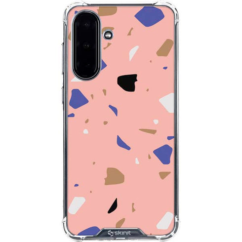 Pink Terrazzo Galaxy A36 5G Clear Case