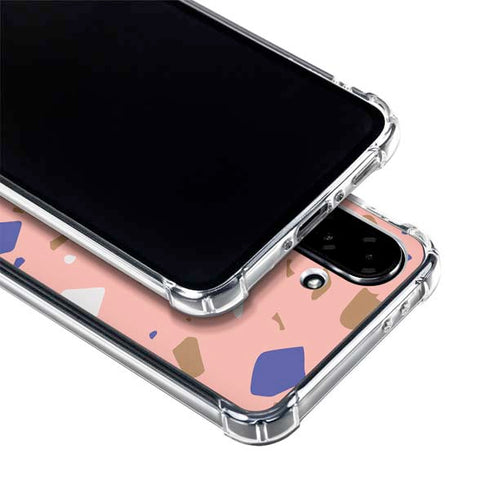 Pink Terrazzo Galaxy A36 5G Clear Case