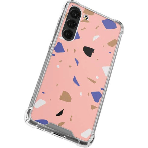 Pink Terrazzo Galaxy S24 FE Clear Case