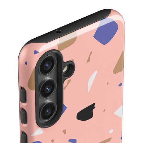 Pink Terrazzo Galaxy S25 Impact Case
