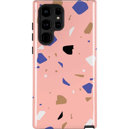Pink Terrazzo Galaxy Cases