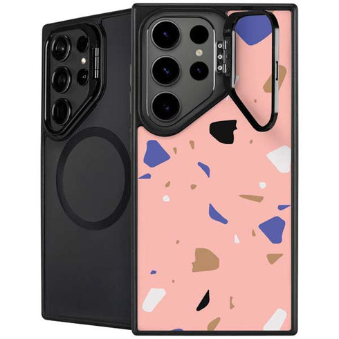 Pink Terrazzo Galaxy Cases