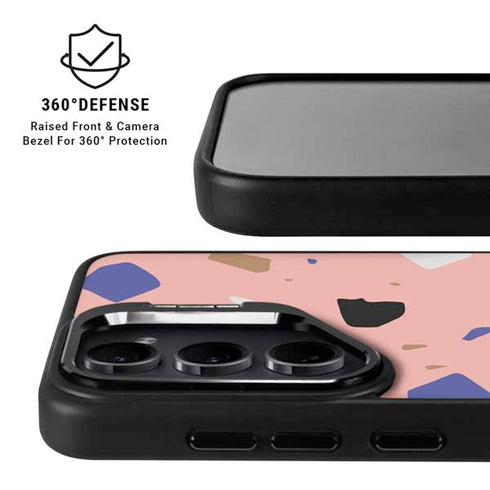 Pink Terrazzo Galaxy S25 Ultra Kickstand Case