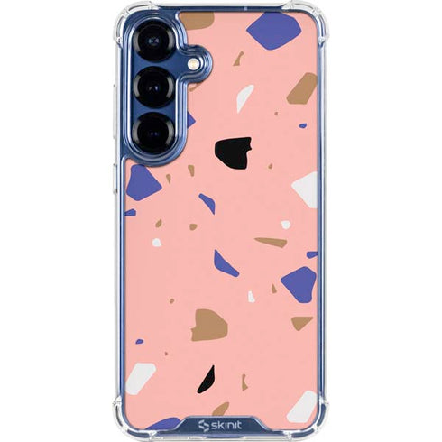 Pink Terrazzo Galaxy S25 Clear Case