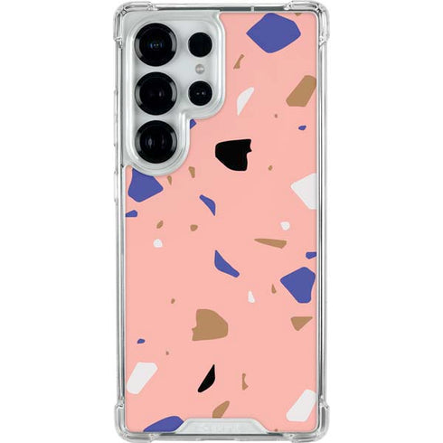 Pink Terrazzo Galaxy S25 Ultra Clear Case