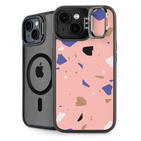 Pink Terrazzo iPhone 14 Plus Kickstand Case