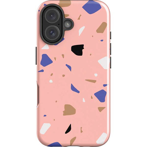 Pink Terrazzo iPhone 16 Impact Case