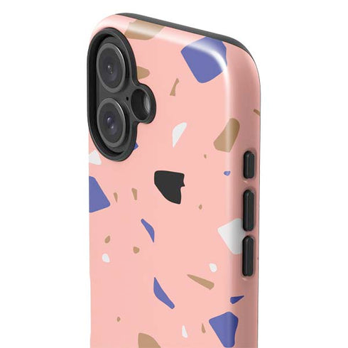 Pink Terrazzo iPhone 16 Plus Impact Case