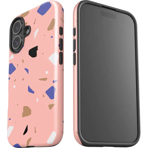 Pink Terrazzo iPhone 16 Plus Impact Case