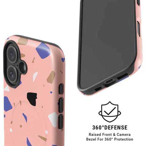 Pink Terrazzo iPhone 16 Plus Magsafe Impact Case