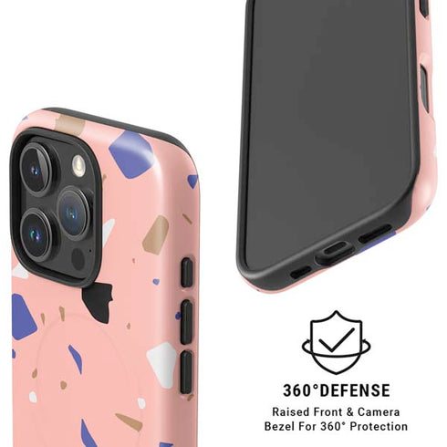 Pink Terrazzo iPhone 16 Pro Magsafe Impact Case