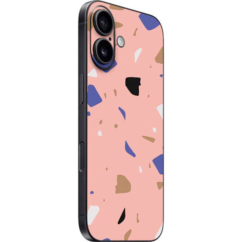 Pink Terrazzo iPhone 16 Skin
