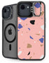 Pink Terrazzo iPhone 16e Kickstand Case
