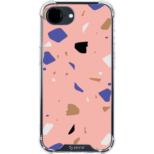 Pink Terrazzo iPhone 16e Clear Case