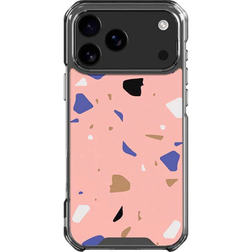 Pink Terrazzo iPhone 18 Pro Max Clear Case