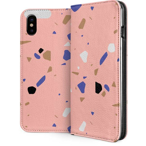 Pink Terrazzo iPhone 8 Folio Case