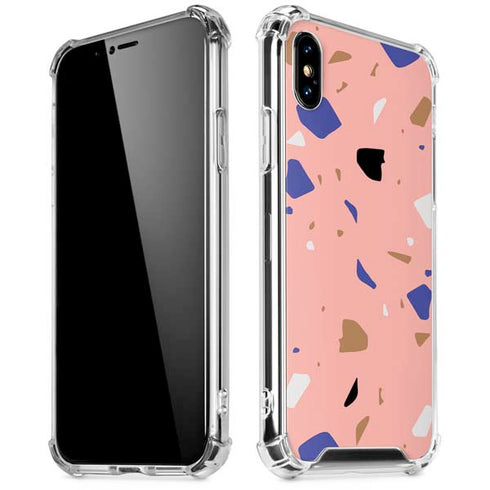 Pink Terrazzo iPhone X/XS Clear Case