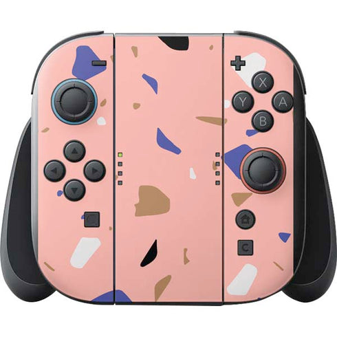 Pink Terrazzo Nintendo Switch 2 (2025) with Joy-Con Skin