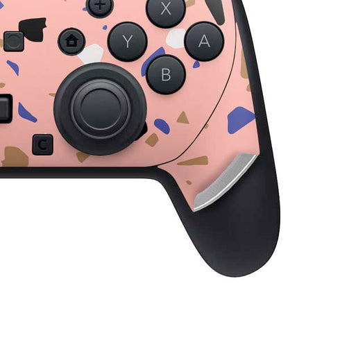 Pink Terrazzo Nintendo Switch 2 (2025) Pro Controller Skin
