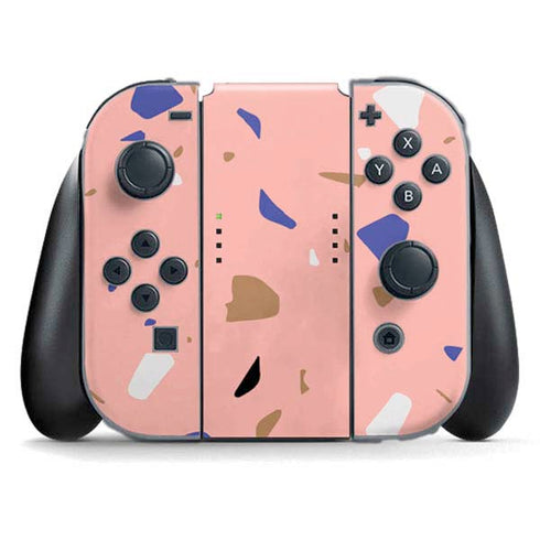 Pink Terrazzo Nintendo Skins