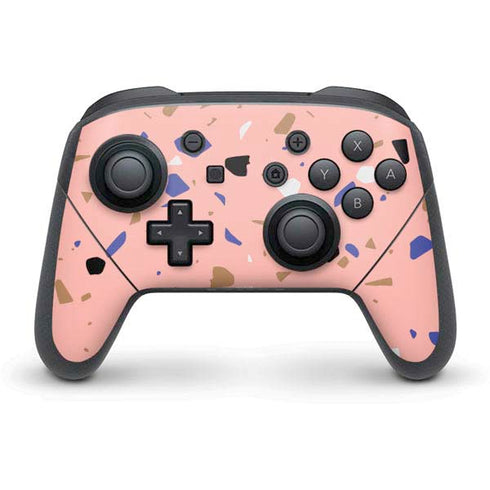 Pink Terrazzo Nintendo Skins