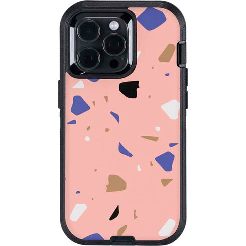 Pink Terrazzo Otterbox Defender iPhone Skin