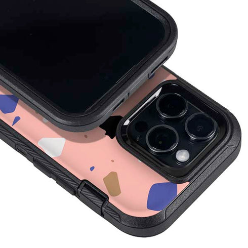 Pink Terrazzo Otterbox Defender iPhone Skin