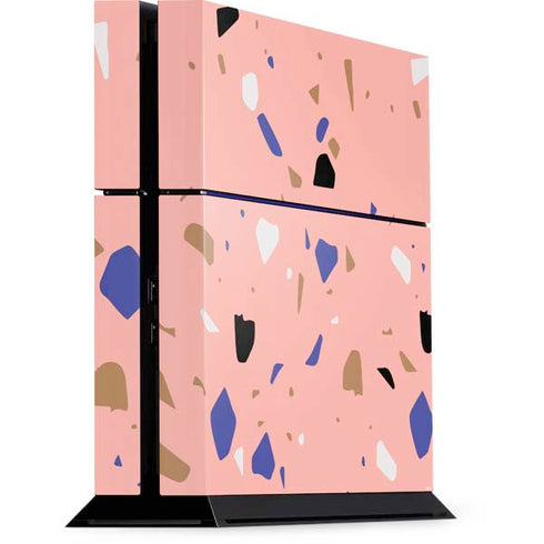 Pink Terrazzo PlayStation PS4 Skins
